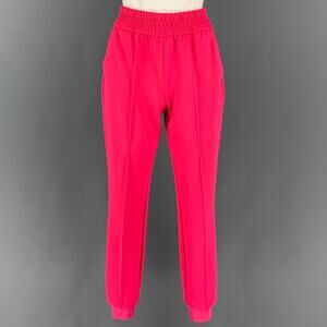 ALICE + OLIVIA Size 4 Pink Polyester Casual Pants